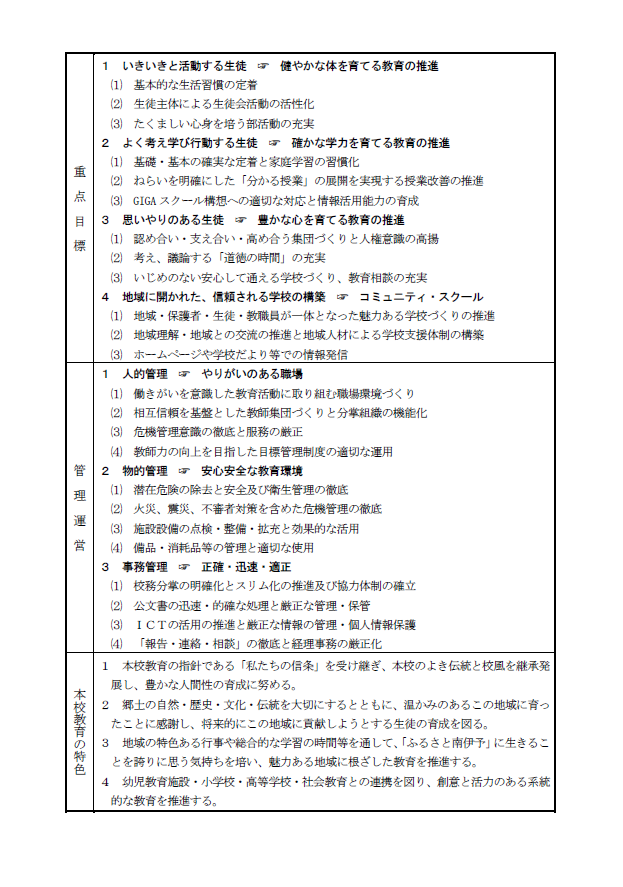 教育計画２