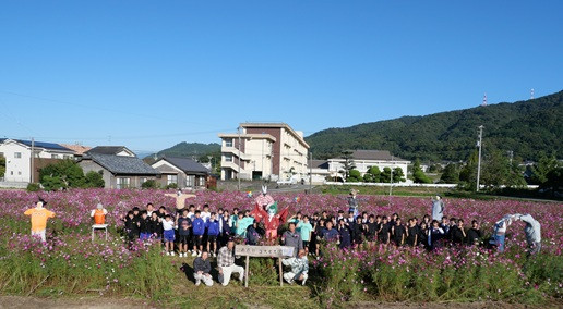 コスモス満開記念写真